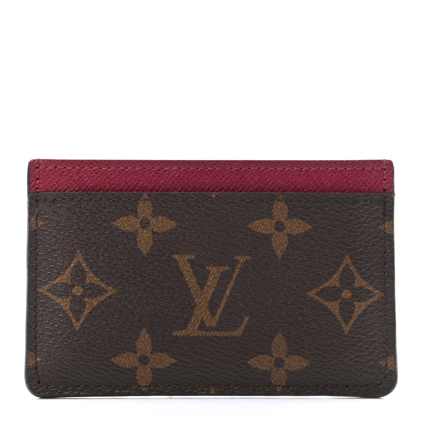 Monogram Card Holder Fuchsia