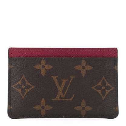 Louis Vuitton Monogram Card Holder Fuchsia 1 of 6