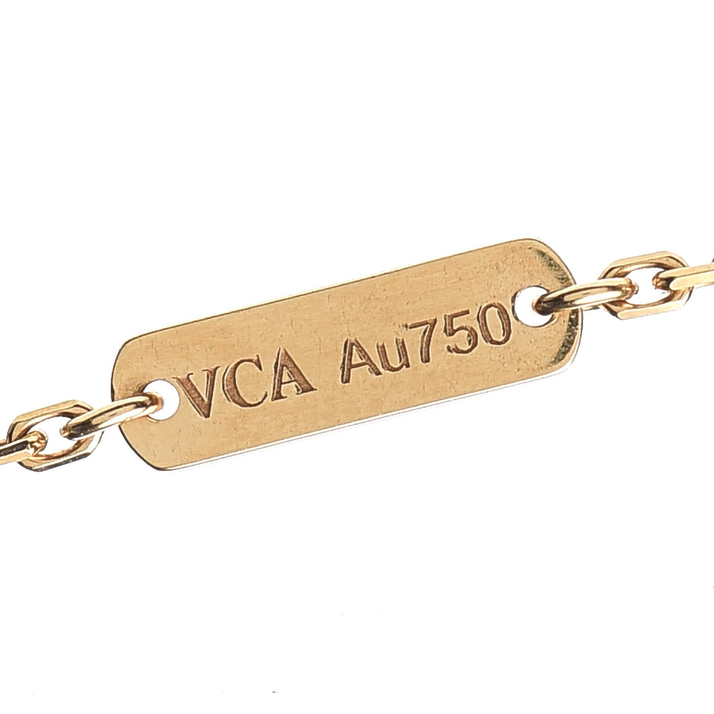 18K Yellow Gold Diamond Perlee Pendant Necklace