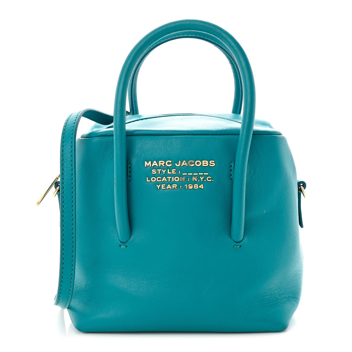Marc Jacobs Calfskin The Duet Mini Satchel Deep Jade 3 of 15