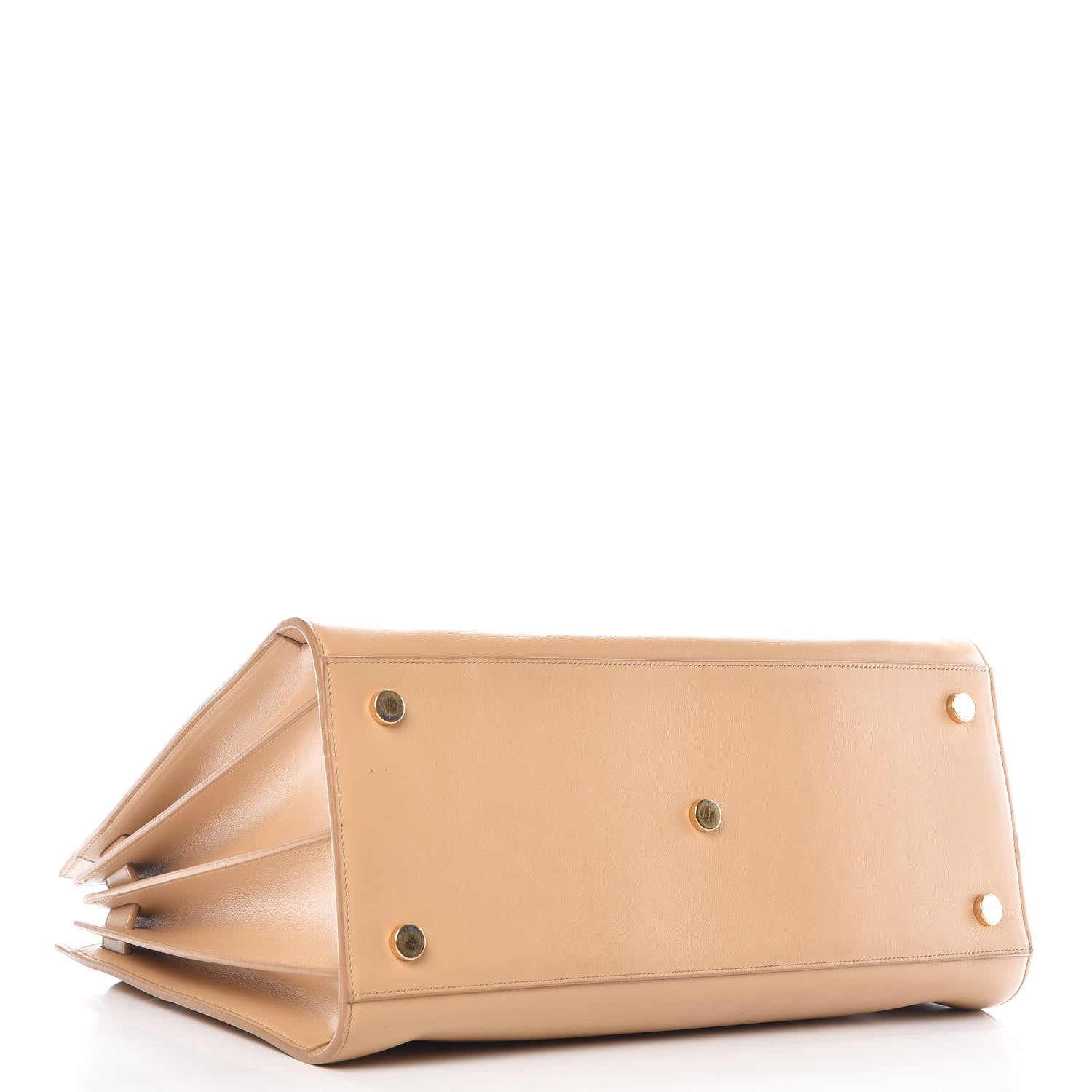 Saint Laurent Calfskin Large Sac de Jour Carryall Dark Beige 4 of 14