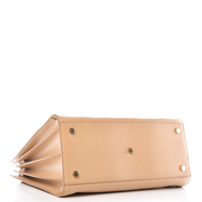 Saint Laurent Calfskin Large Sac de Jour Carryall Dark Beige 4 of 14