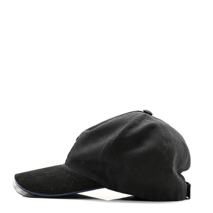 Fendi Cotton Suede Eyecap Shield Sunglasses With Baseball Cap Black 4 of 10