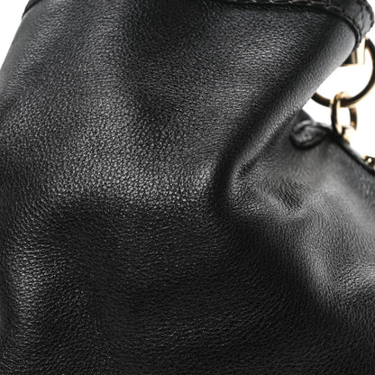 Gucci Calfskin Guccissima Medium Indy Top Handle Hobo Dark Brown 8 of 10
