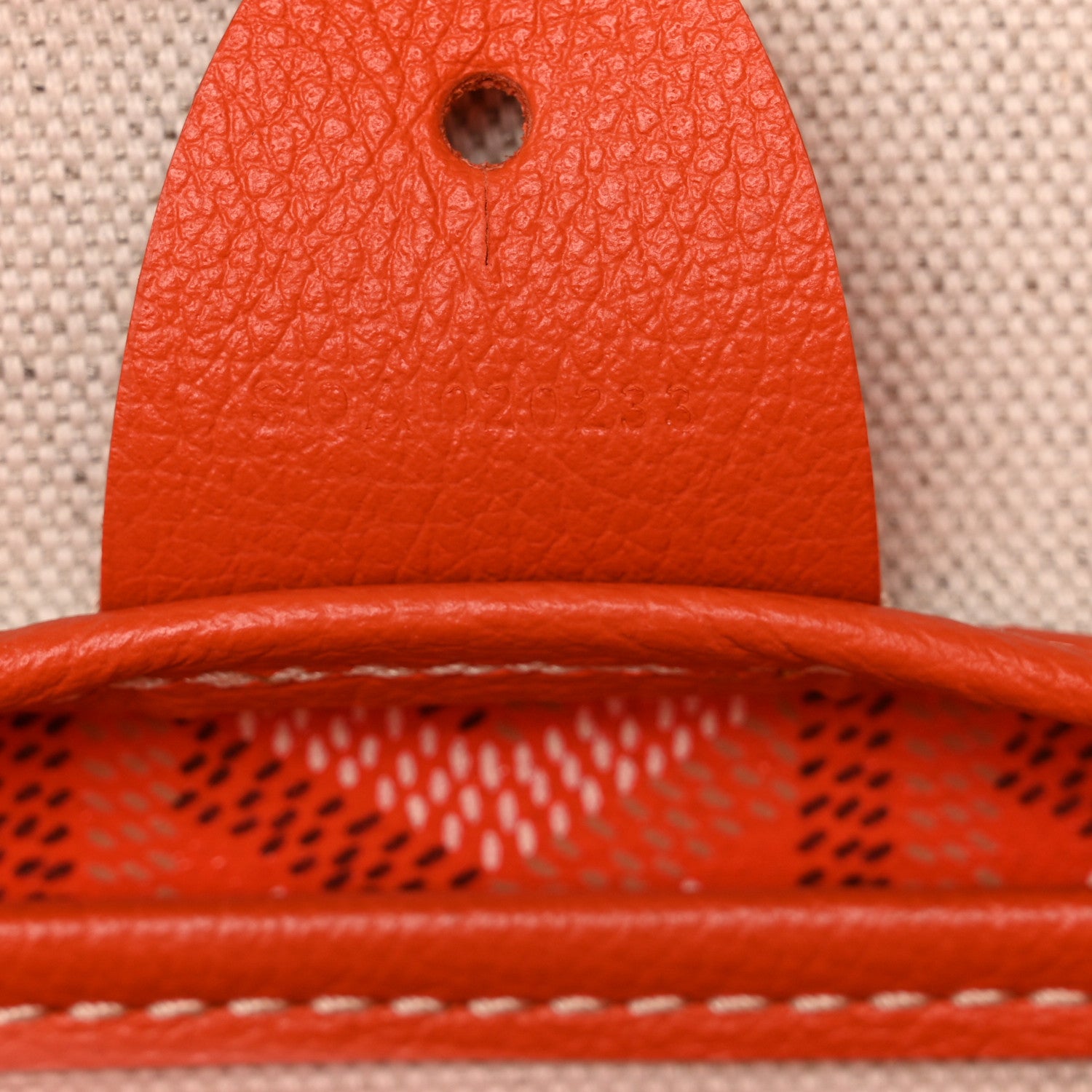 Goyard Goyardine Artois MM Orange 7 of 12