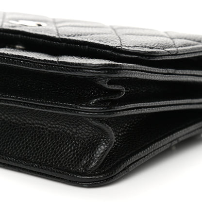 Chanel Caviar Quilted Mini Wallet On Chain WOC Black 11 of 12