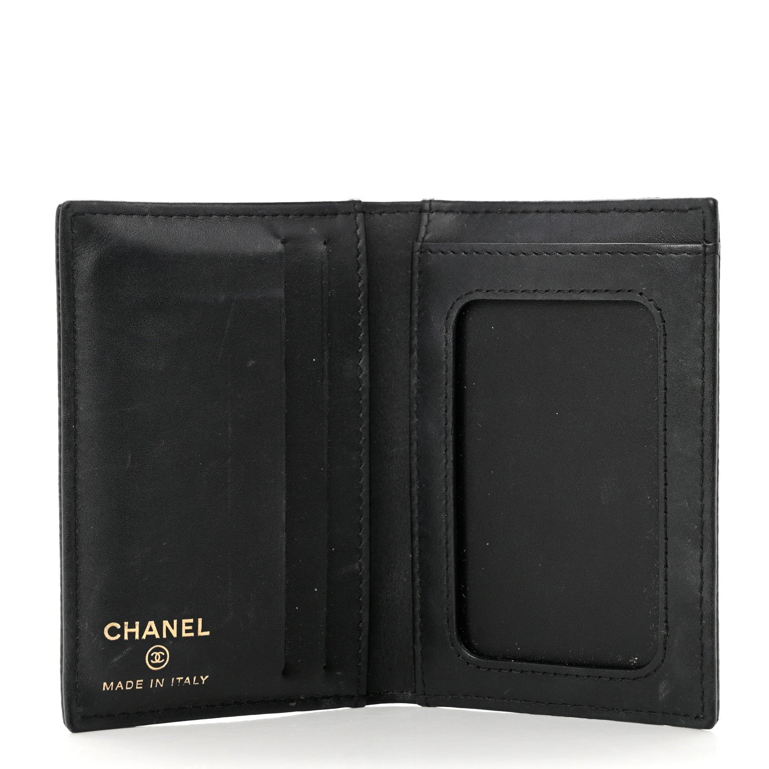 Chanel Caviar Timeless CC Card Holder Wallet Black 5 of 7