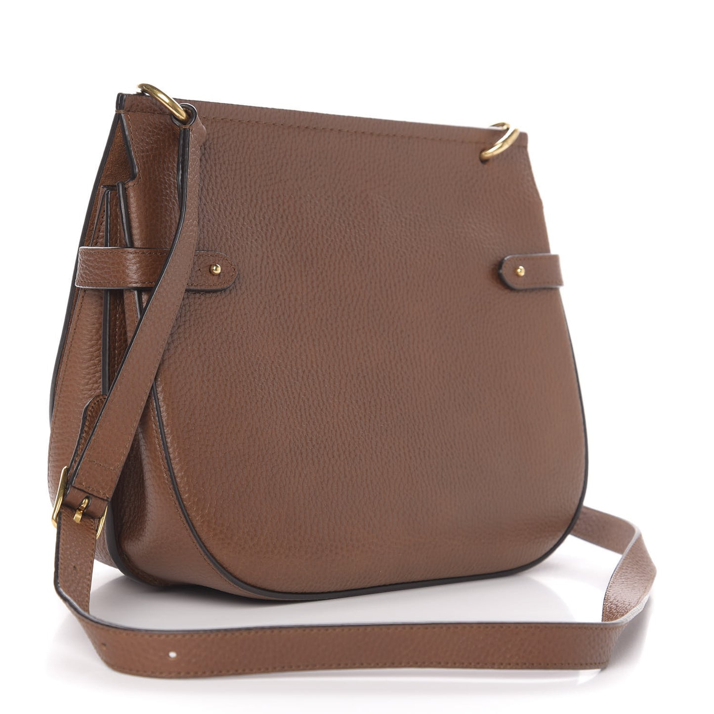 Small Classic Grain Calfskin Amberley Satchel Oak