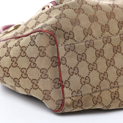 Gucci Monogram Medium Sukey Tote Dark Red 8 of 20