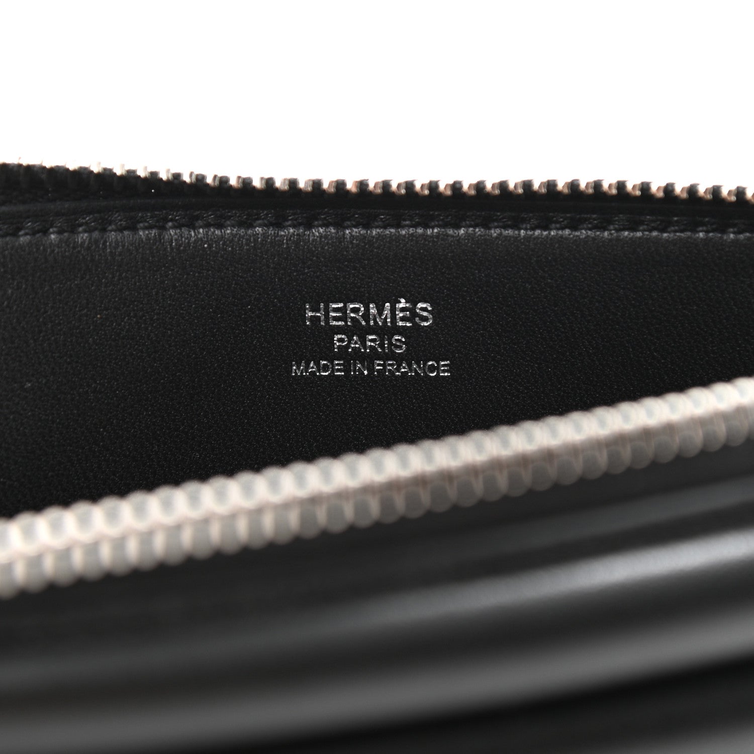 Hermes Tadelakt Kelly Cadena Clutch Black 6 of 11