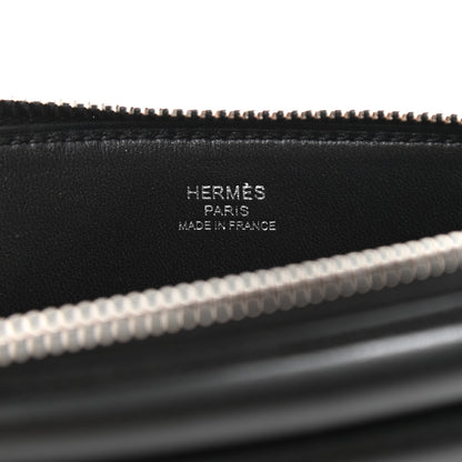 Hermes Tadelakt Kelly Cadena Clutch Black 6 of 11