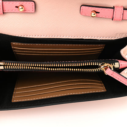 Marc Jacobs Saffino Snapshot Wallet on Chain Black Rose 5 of 9