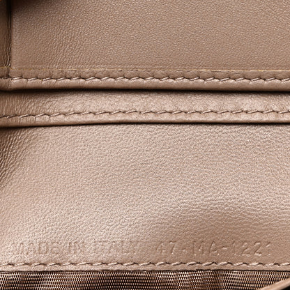 Christian Dior Grained Calfskin Supple Cannage Caro Scarlet Zipped Wallet Rose Des Vents 8 of 8