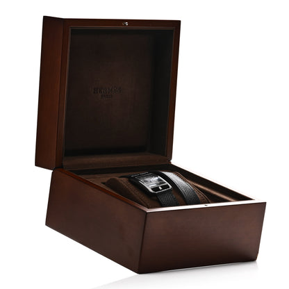Hermes PVD Stainless Steel Epsom 29mm Cape Cod Double Tour Quartz Watch Noir 5 of 5