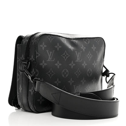Louis Vuitton Monogram Eclipse Steamer Messenger 3 of 12