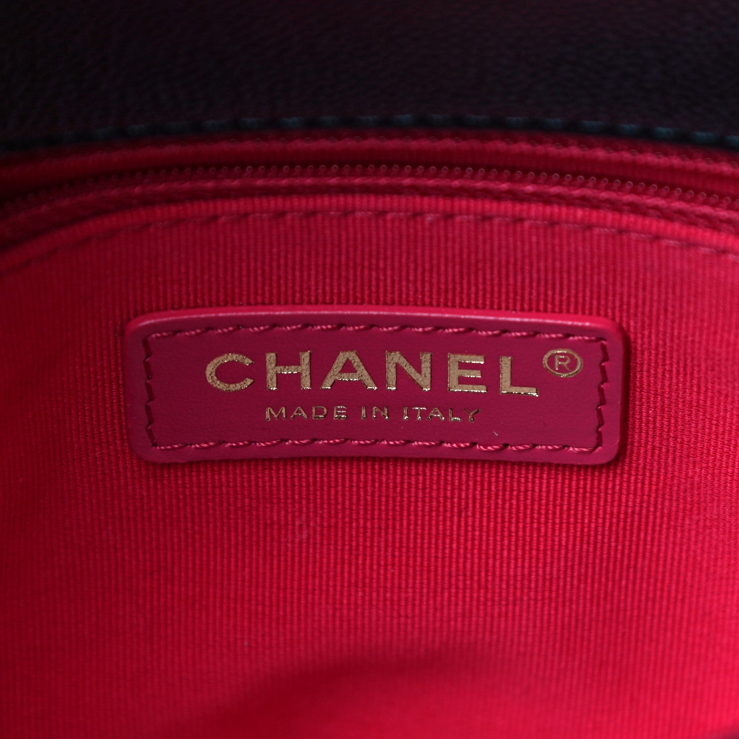 Chanel Shiny Caviar Quilted Small Chain Melody Flap Black 6 of 10