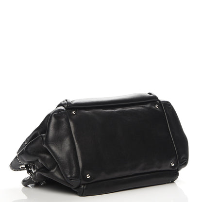 Chanel Lambskin Lax Accordion Hobo Black 4 of 7