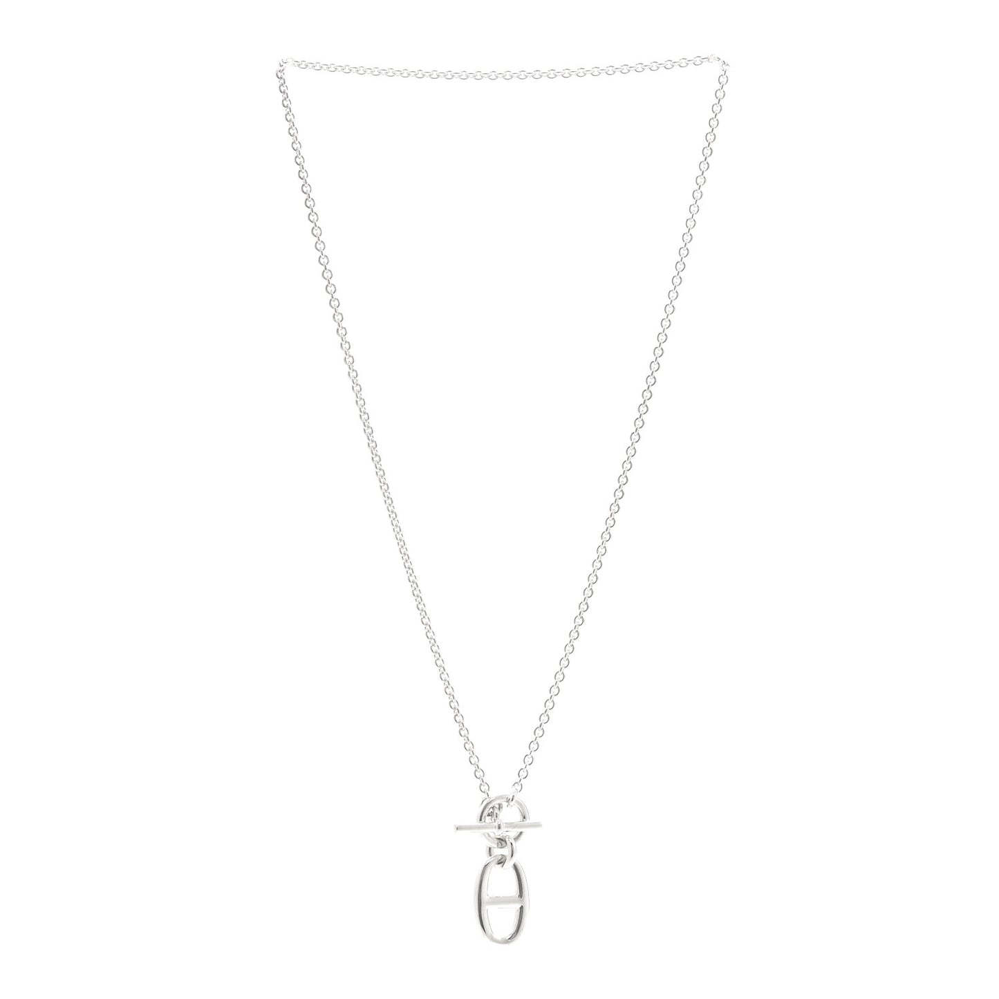 Sterling Silver Amulette Chaine d'Ancre Necklace