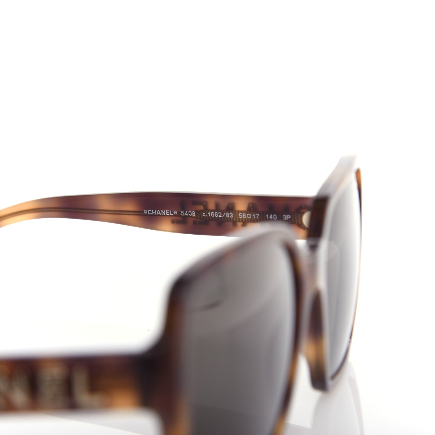 Chanel Acetate Polarized Square Sunglasses 5408 Brown 5 of 8