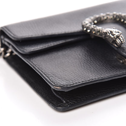 Gucci Calfskin Mini Dionysus Shoulder Bag Black 9 of 16