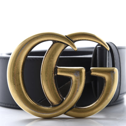Gucci Calfskin Double G 40mm Belt 90 36 Black 4 of 7