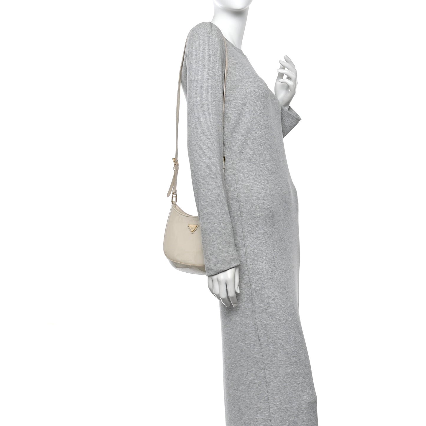 Spazzolato Cleo Shoulder Bag Avorio
