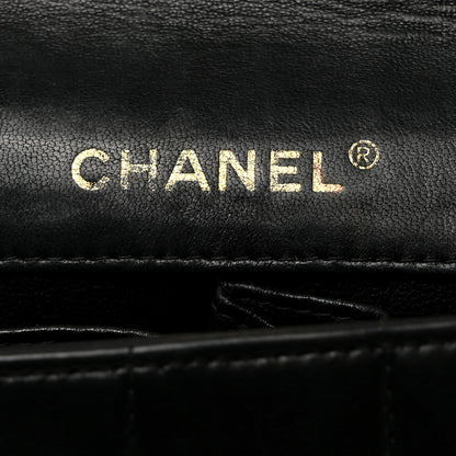 Chanel Lambskin East West Chocolate Bar Flap Black 6 of 10