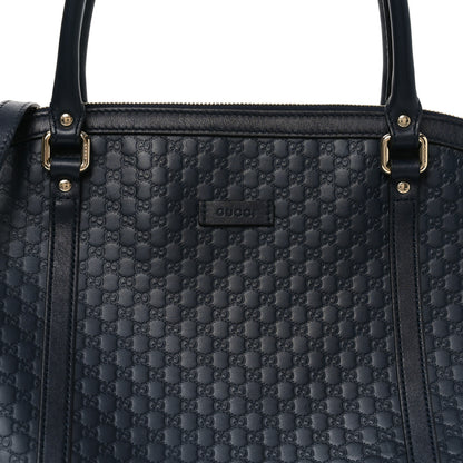 Gucci Soft Microguccissima Dome Satchel Navy 7 of 9