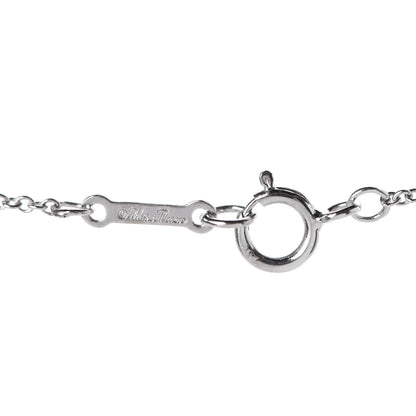 Tiffany 18K White Gold Diamond Mini Paloma Picasso Loving Heart Pendant Necklace 4 of 5