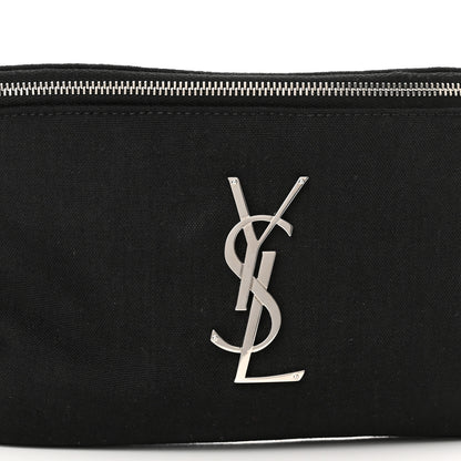 Saint Laurent Canvas Monogram Belt Bag Black 8 of 10