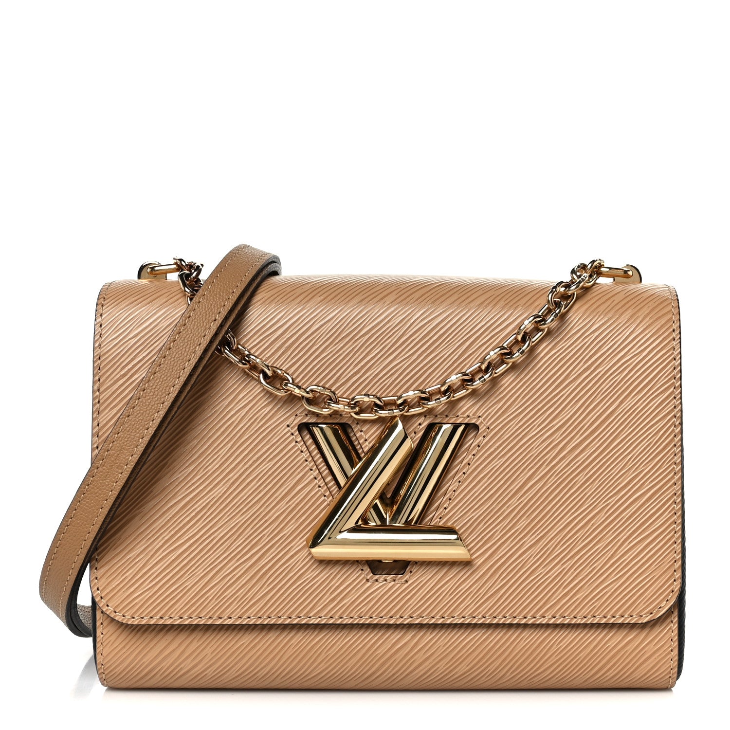 Louis Vuitton Epi Twist Shoulder Bag MM Camel 1 of 10