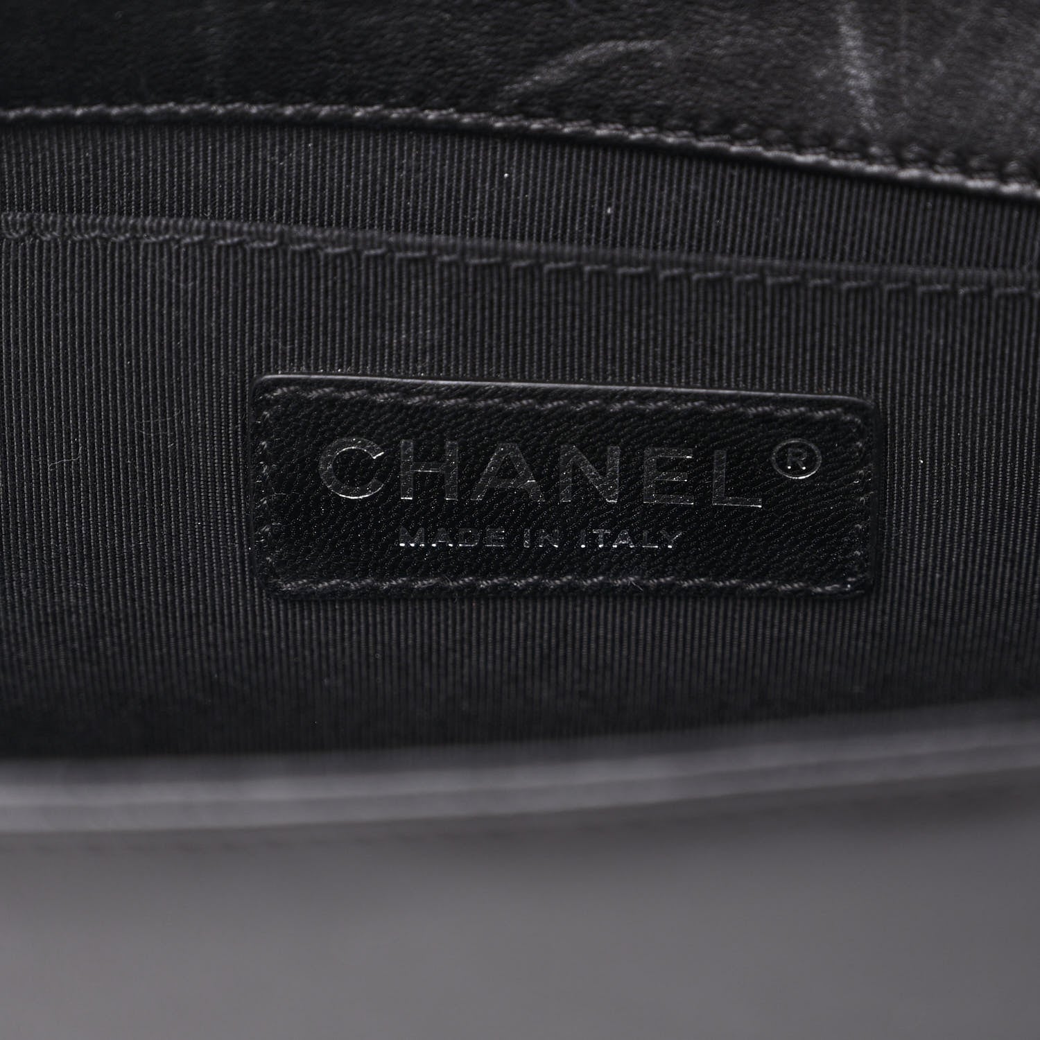 Chanel Lambskin Quilted Medium Boy Flap Black 6 of 12