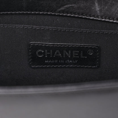 Chanel Lambskin Quilted Medium Boy Flap Black 6 of 12