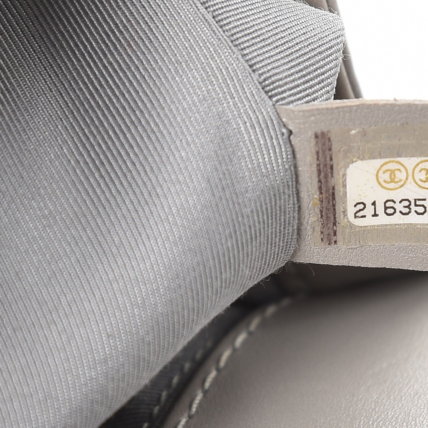 Chanel Lambskin Chevron Quilted Medium Boy Flap Grey 8 of 17