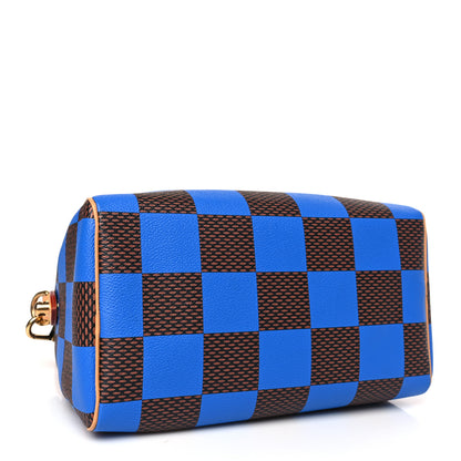 Louis Vuitton Damier Pop Speedy Bandouliere 25 Blue 4 of 8