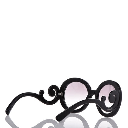 Prada Baroque Sunglasses SPR 27N Black 4 of 7