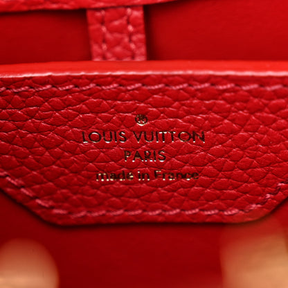 Louis Vuitton Taurillon Snakeskin Capucines BB Rubis 6 of 9