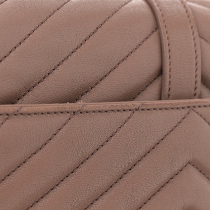 Saint Laurent Sheepskin Matelasse Chevron Monogram Medium College Bag Fard 12 of 14