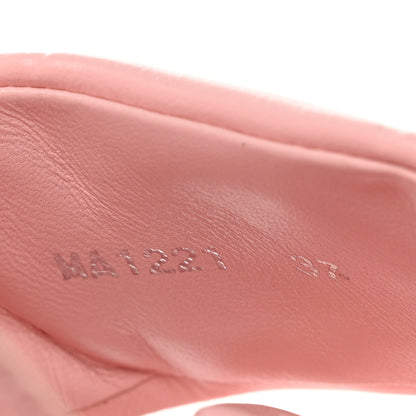 Louis Vuitton Lambskin Monogram Embossed Paseo Flat Comfort Sandals 37 Rose Clair 8 of 8