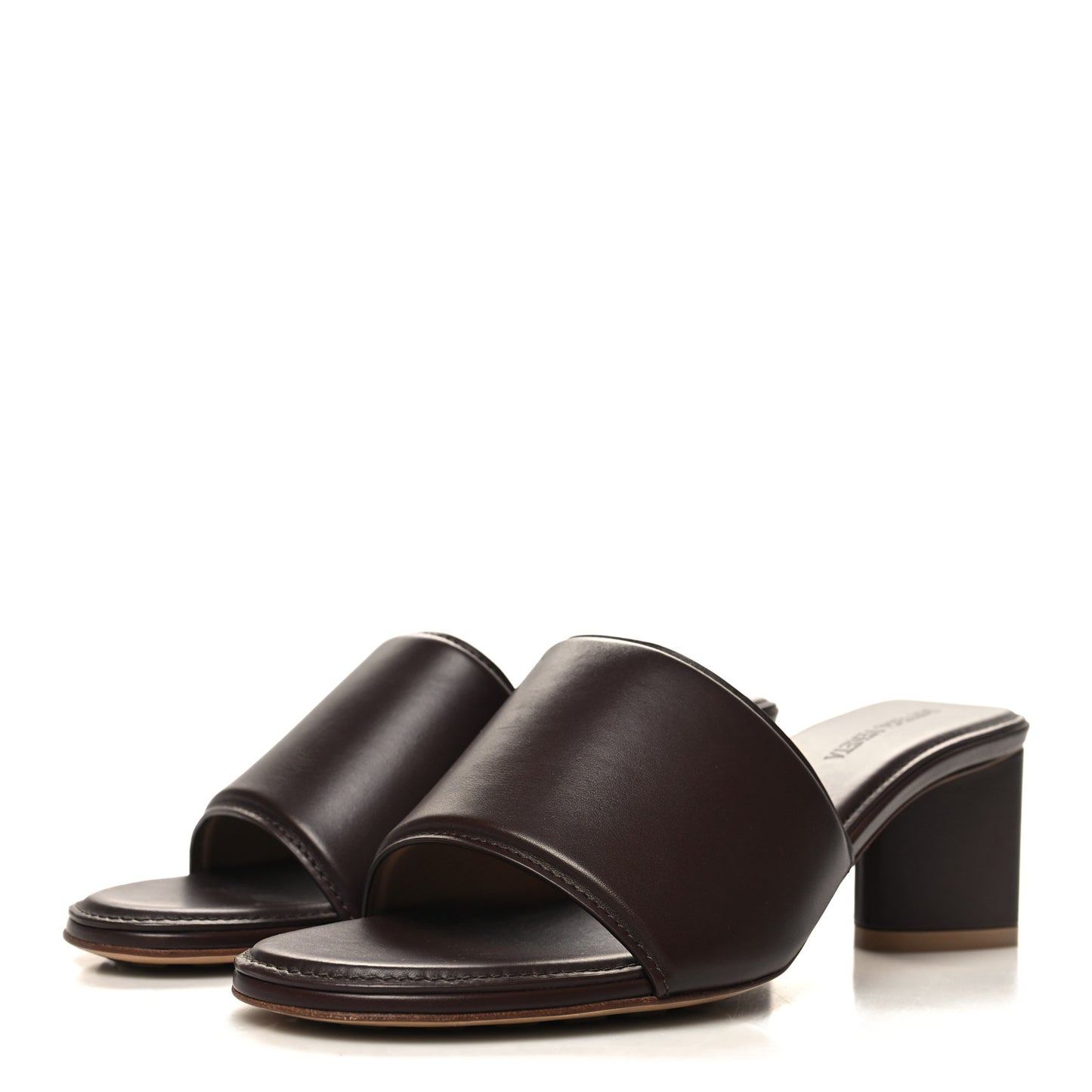 Vienna Calfskin The Band Mule Sandals 36.5 Bitter Chocolate