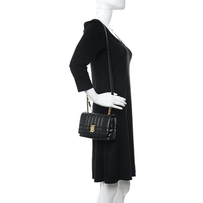 Burberry Lambskin Quilted Mini Lola Bag Black 2 of 8