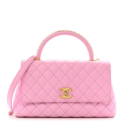 Chanel Caviar Quilted Small Coco Chain Handle Flap Lilac 1 of 16