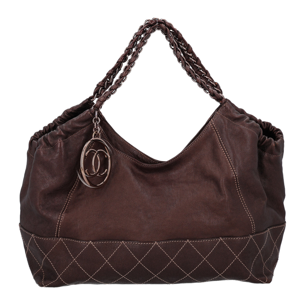 Chanel Metallic Calfskin Baby Coco Cabas Bronze 1 of 11