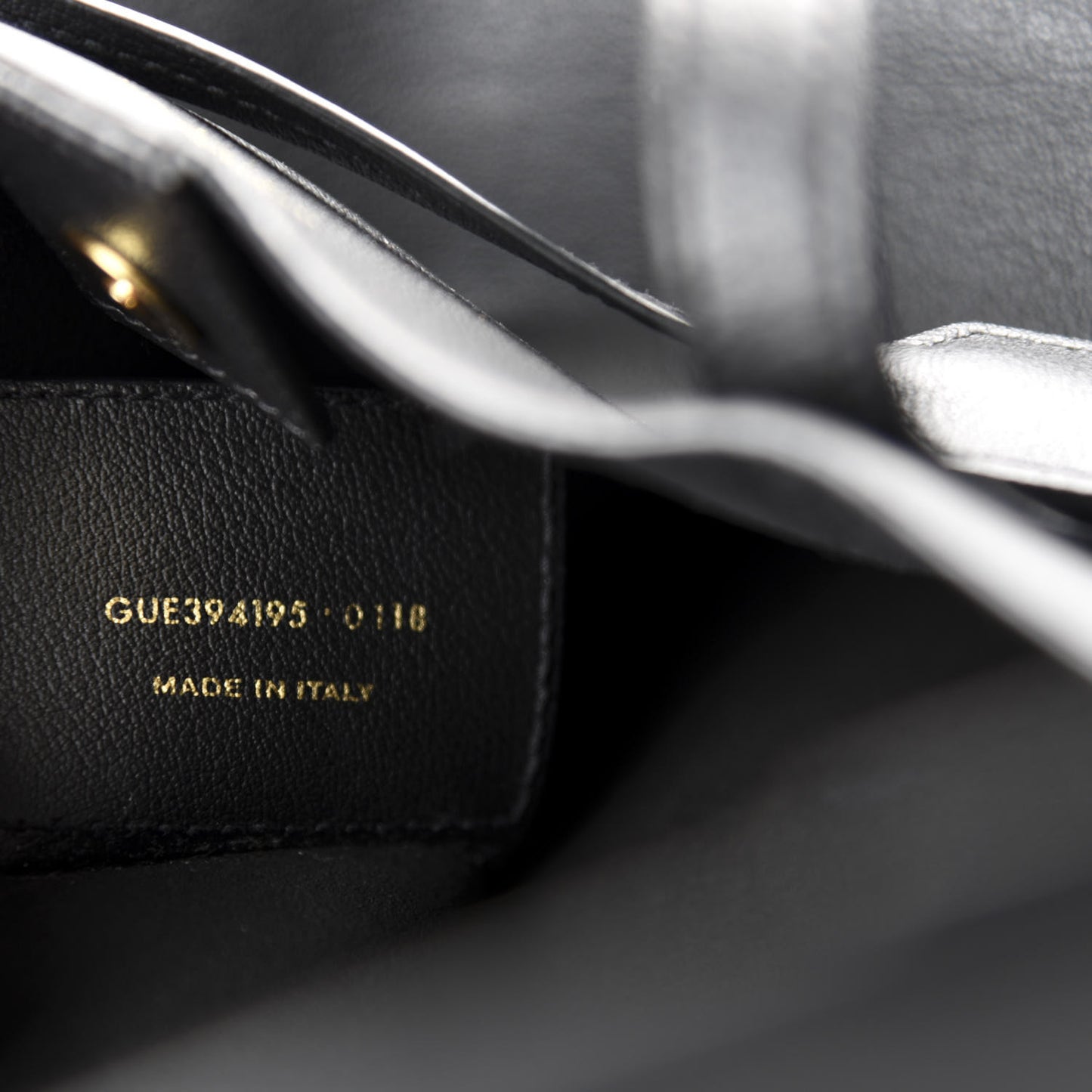 Calfskin Large Shopping Tote Black