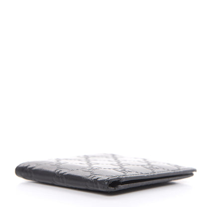 Gucci Guccissima Bi-Fold Wallet Black 4 of 9