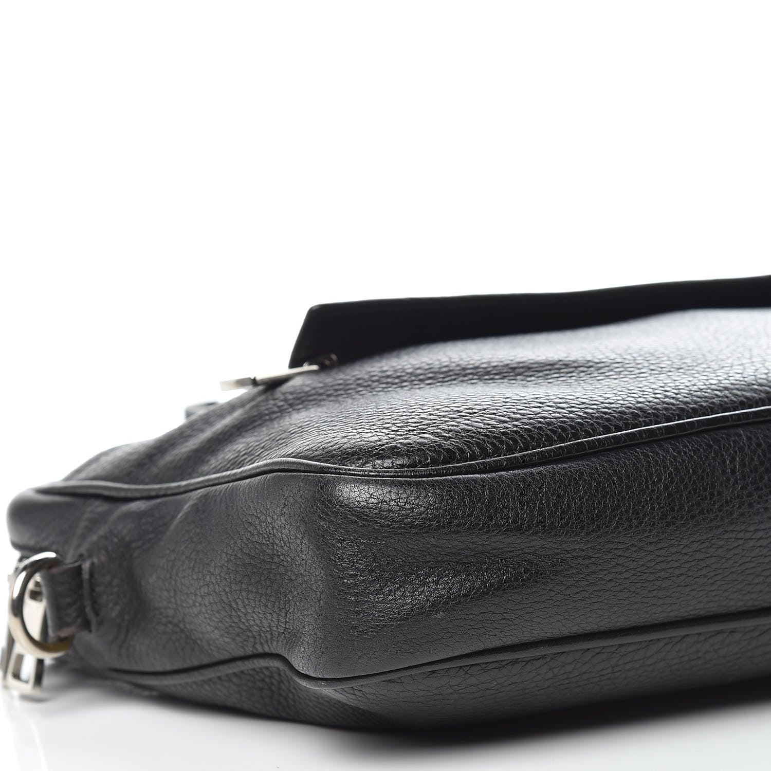 Gucci Pebbled Calfskin Soho Briefcase Black 7 of 19