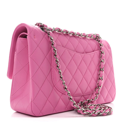 Chanel Lambskin Quilted Medium Double Flap Pink 3 of 11