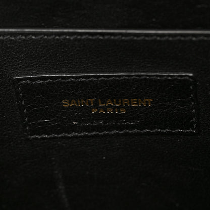 Saint Laurent Lambskin Matelasse Monogram Large Vicky Chain Bag Black 6 of 11