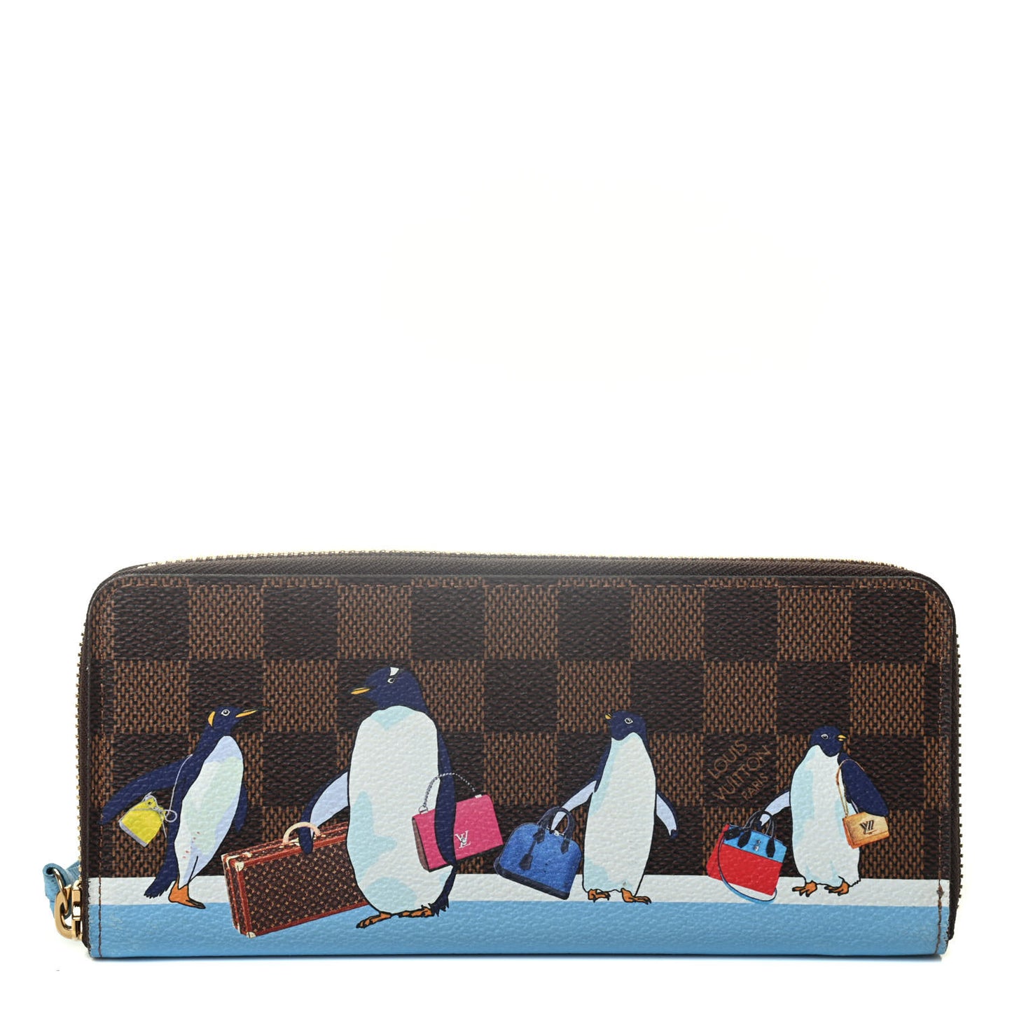 Damier Ebene 2017 Christmas Animation Clemence Wallet