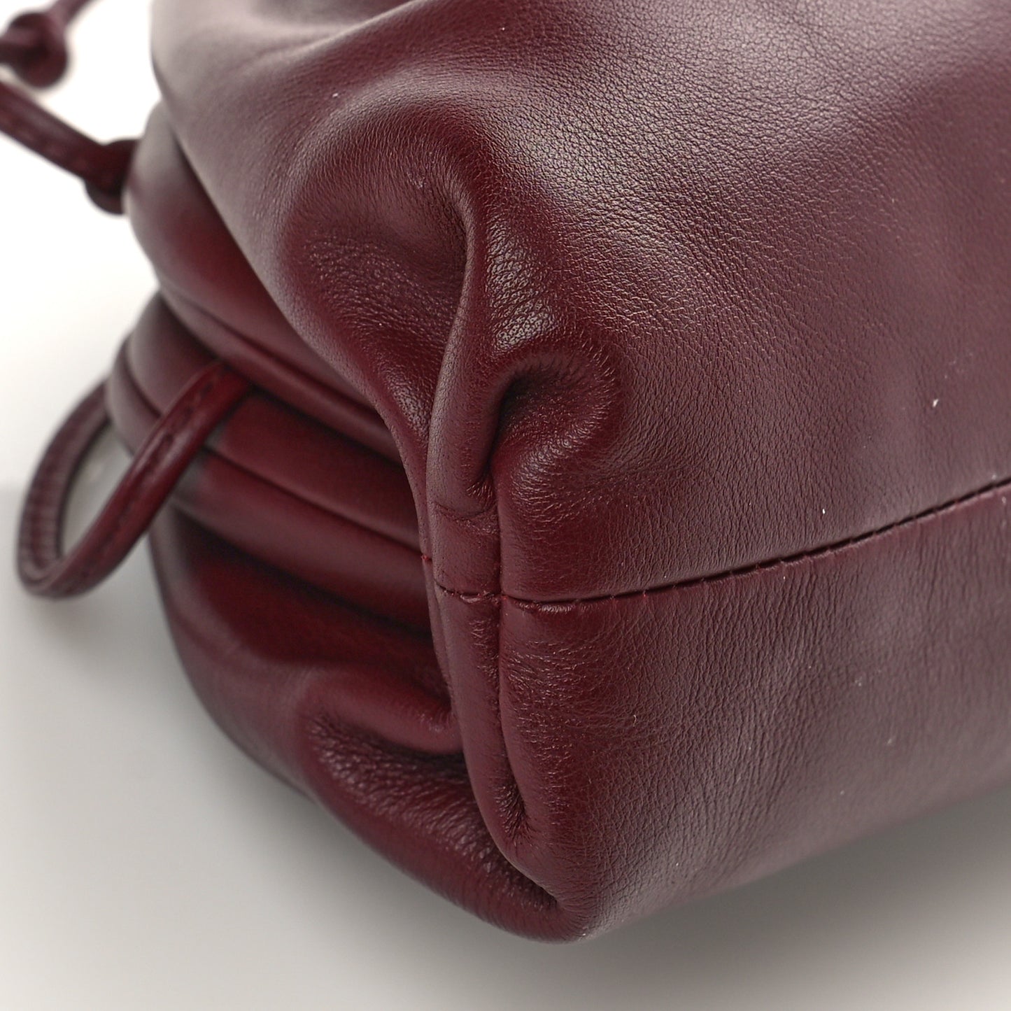 Butter Calfskin The Mini Pouch Bordeaux